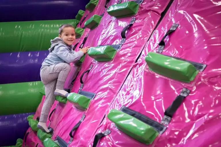 Children playing on the Airpark inflatables at Ryan’s South Yarmouth