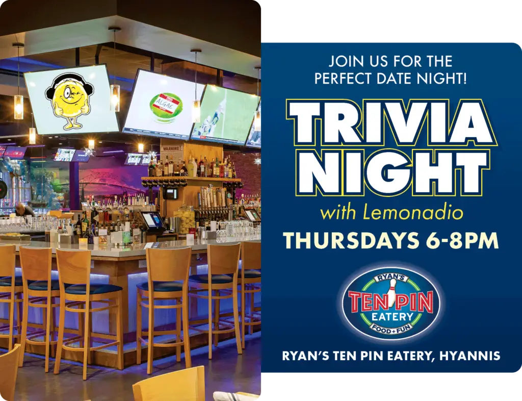 Trivia Thursdays at Ten Pin Eatery, Hyannis